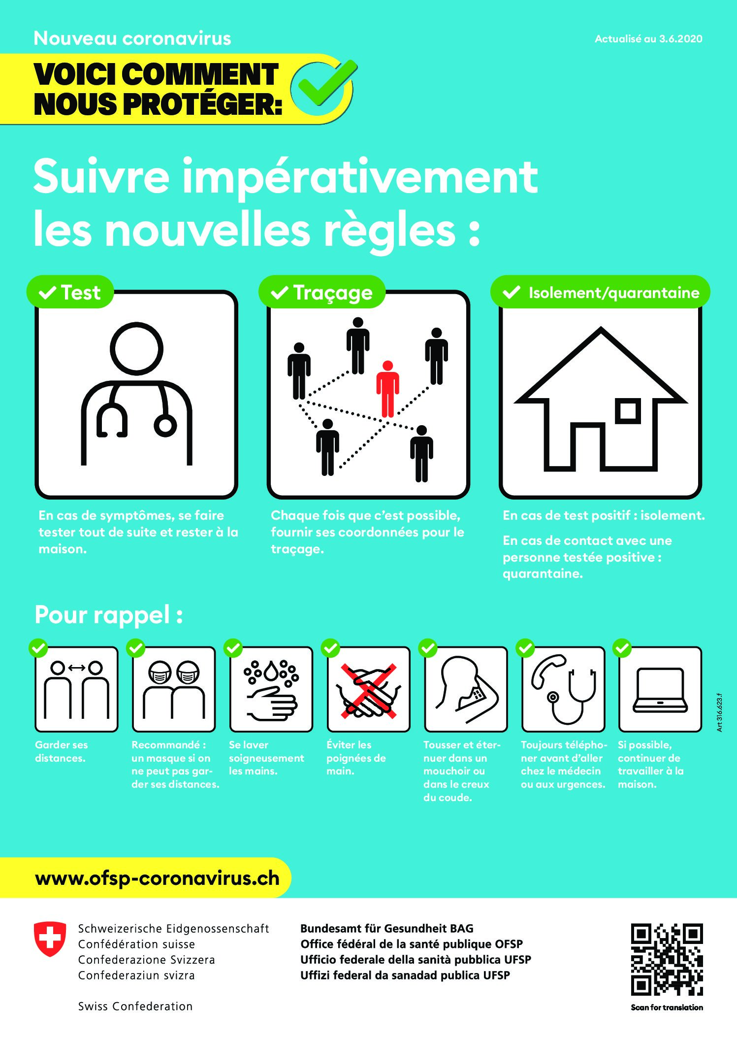 coronavirus consignes 03.06.20